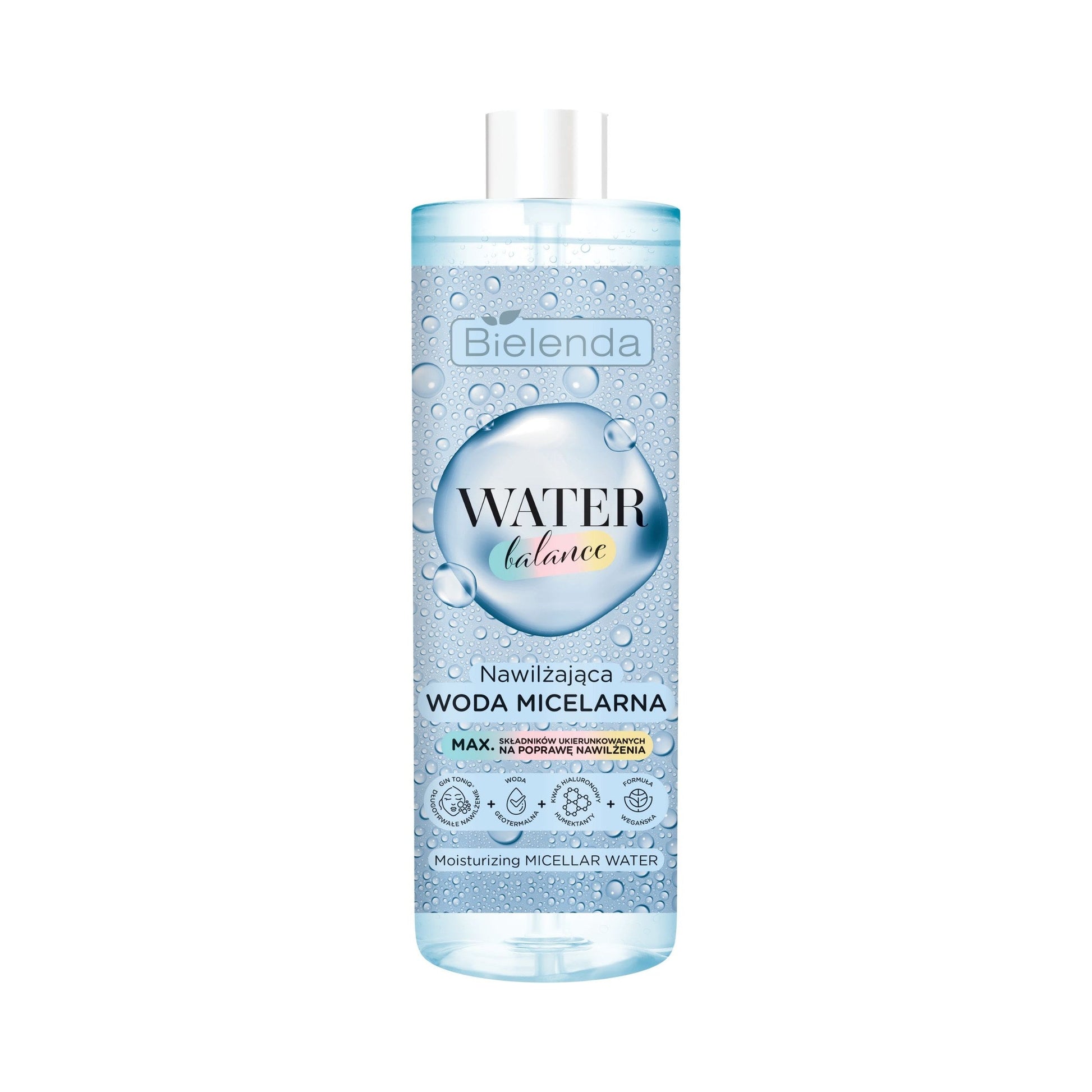 Bielenda Nawilżająca woda micelarna Bielenda Water Balance, 400 ml