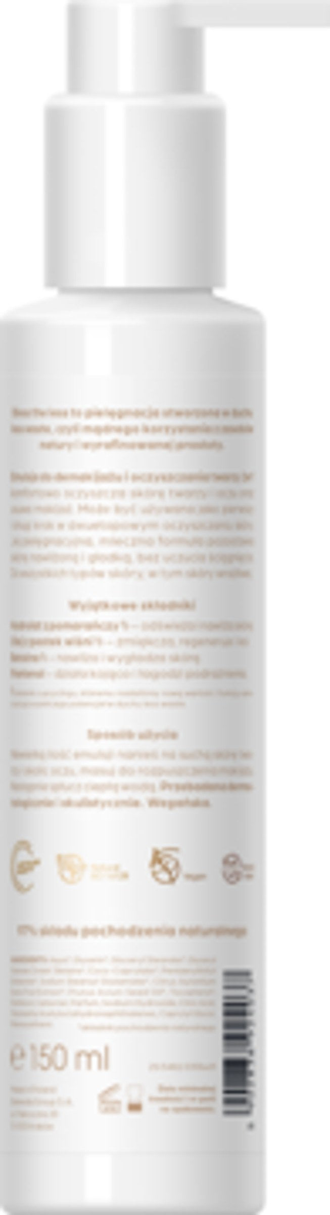 MIYA Bless the Less Emulsja 2 w 1 oczyszczająca i do demakijażu 150 ml — opakowanie