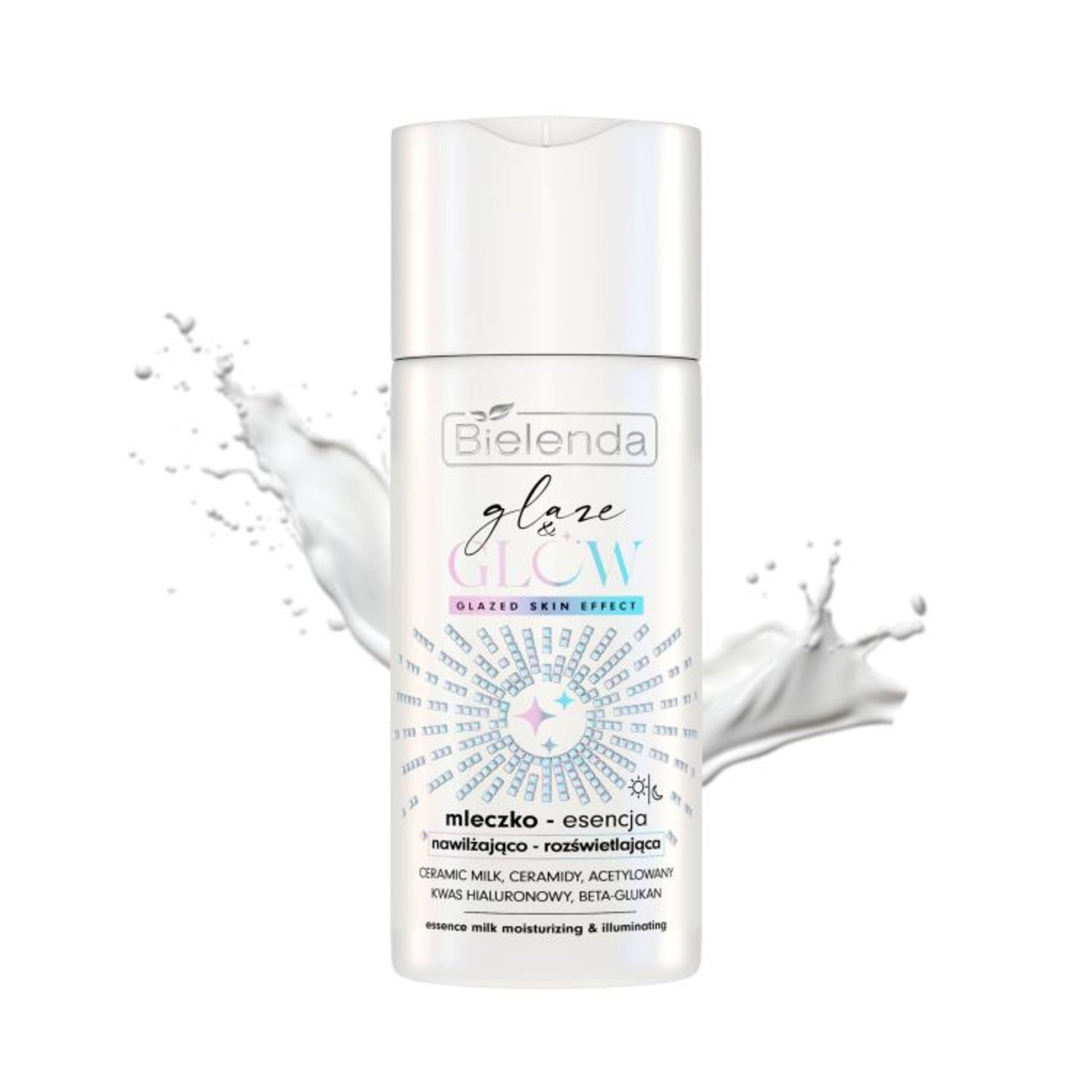 Bielenda GLAZE & GLOW mleczko-esencja nawilżająco-rozświetlająca glazed skin effect, 120 ml