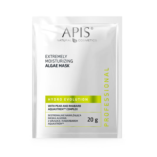 Apis HYDRO EVOLUTION Ekstremalnie nawilżająca maska algowa z gruszką i rabarbarem AQUAXTREM™ / 20 g