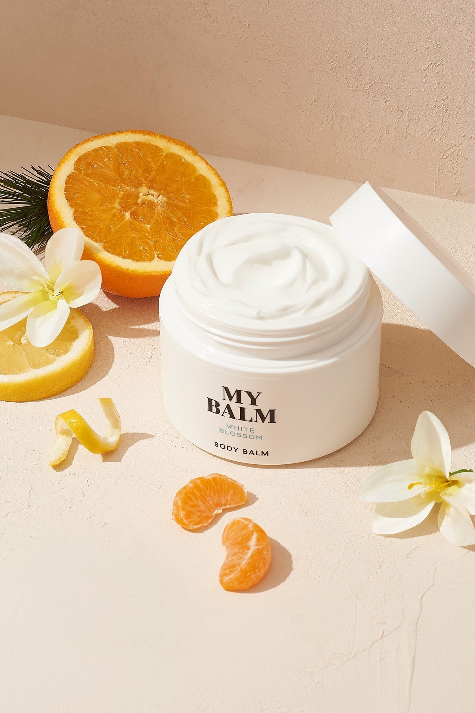 Deynn Cosmetics Balsam do ciała MY BALM WHITE BLOSSOM — opakowanie