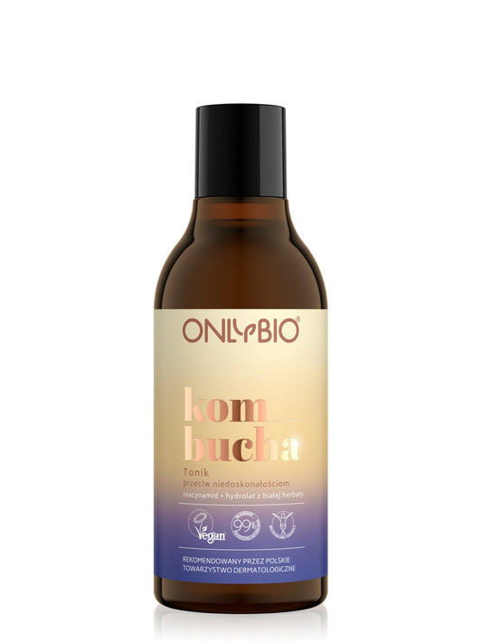 ONLYBIO Kombucha Tonik do twarzy przeciw niedoskonałościom, 300 ml