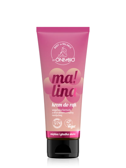 OnlyBio Body in Balance by ONLYBIO Krem do rąk Malina 50 ml