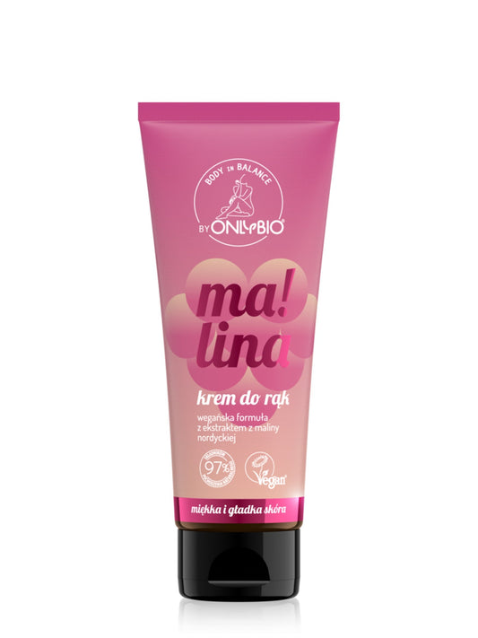 OnlyBio Body in Balance by ONLYBIO Krem do rąk Malina 50 ml