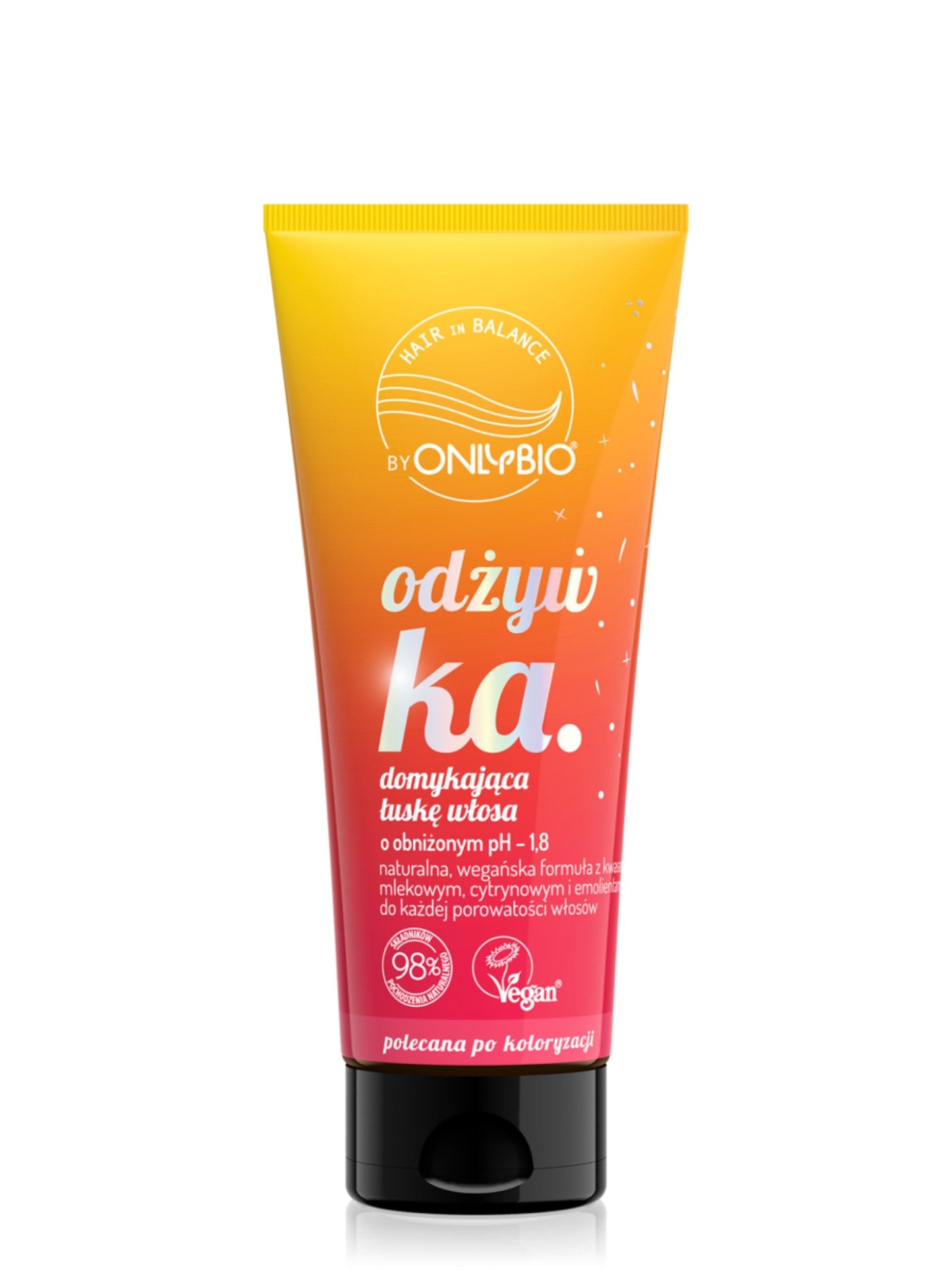 OnlyBio Hair in Balance by ONLYBIO Odżywka domykająca łuskę włosa, 200 ml