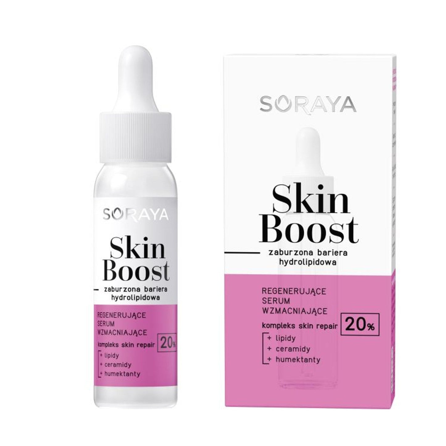 Soraya SKIN BOOST serum regenerująco-wzmacniające – zaburzona bariera hydrolipidowa, 30 ml