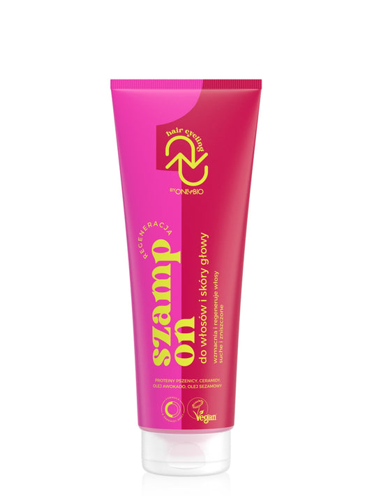 OnlyBio Hair Cycling by ONLYBIO Regeneracja szampon do włosów i skóry głowy, 250 ml