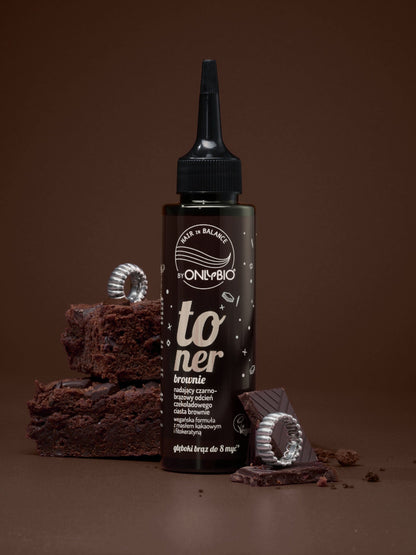 OnlyBio Hair in Balance by ONLYBIO Toner Brownie, 100 ml — opakowanie