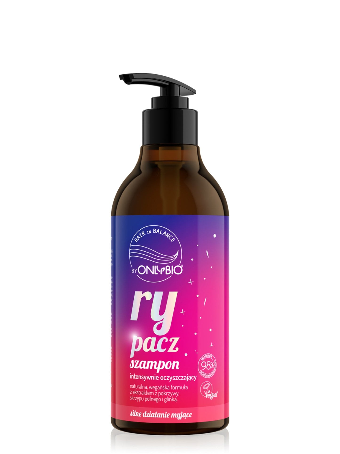 OnlyBio Hair in Balance by ONLYBIO Rypacz Szampon intensywnie oczyszczający, 400 ml