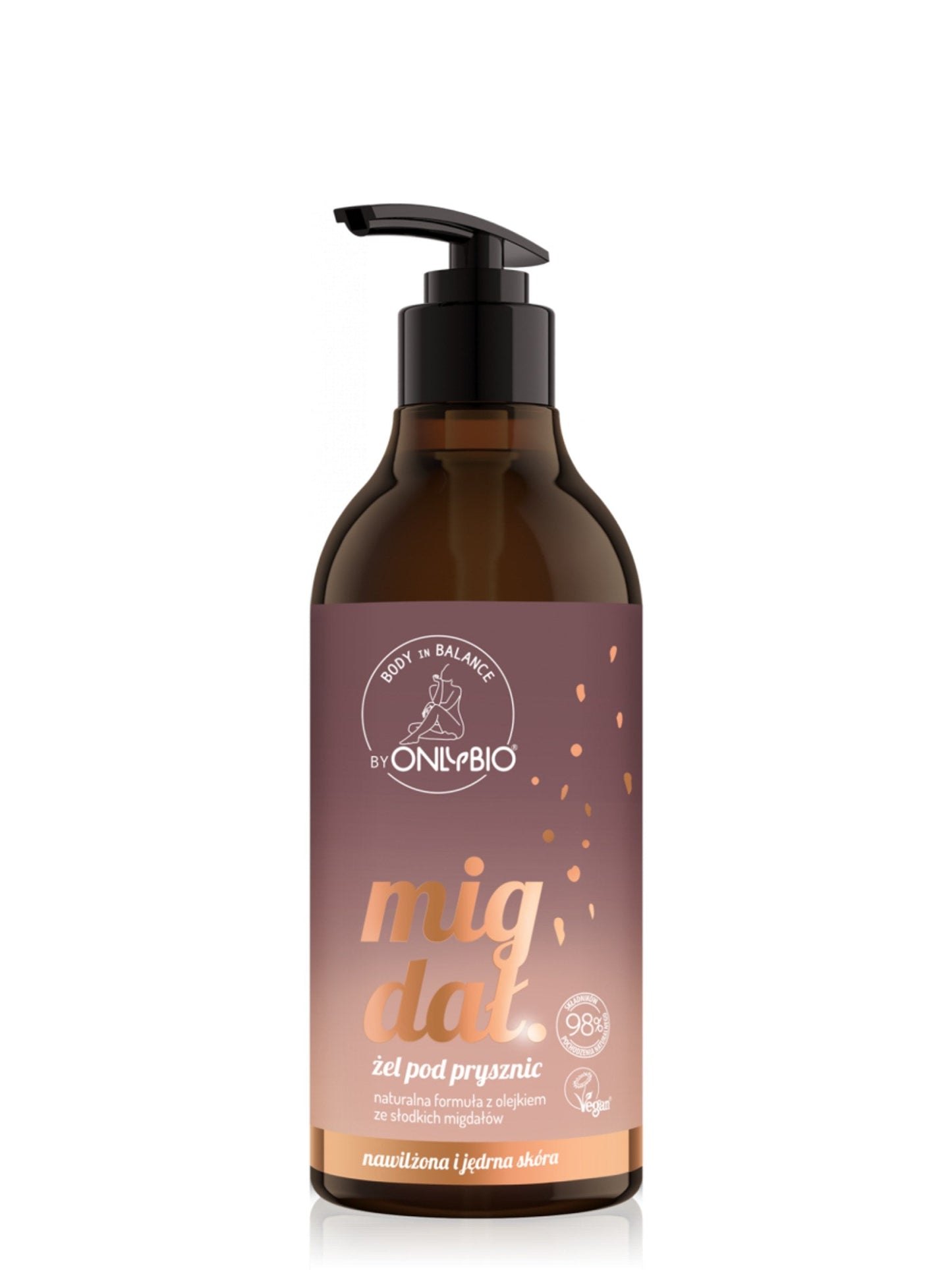 OnlyBio Body in Balance by ONLYBIO Żel pod prysznic Migdał 400 ml