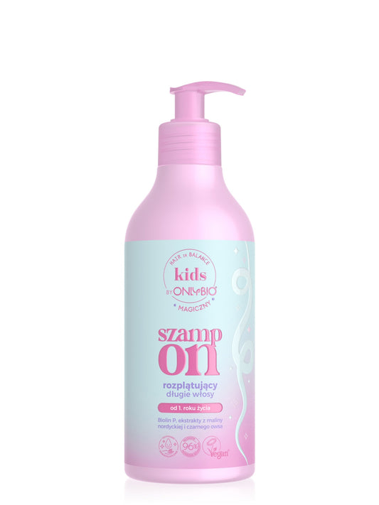 OnlyBio Hair in Balance Kids by ONLYBIO Magiczny szampon rozplątujący długie włosy, 400 ml