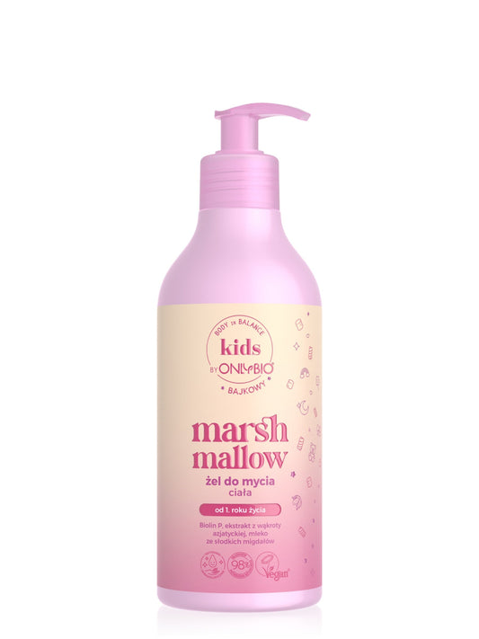 OnlyBio Body in Balance Kids by ONLYBIO Marshmallow bajkowy żel do mycia ciała 400 ml