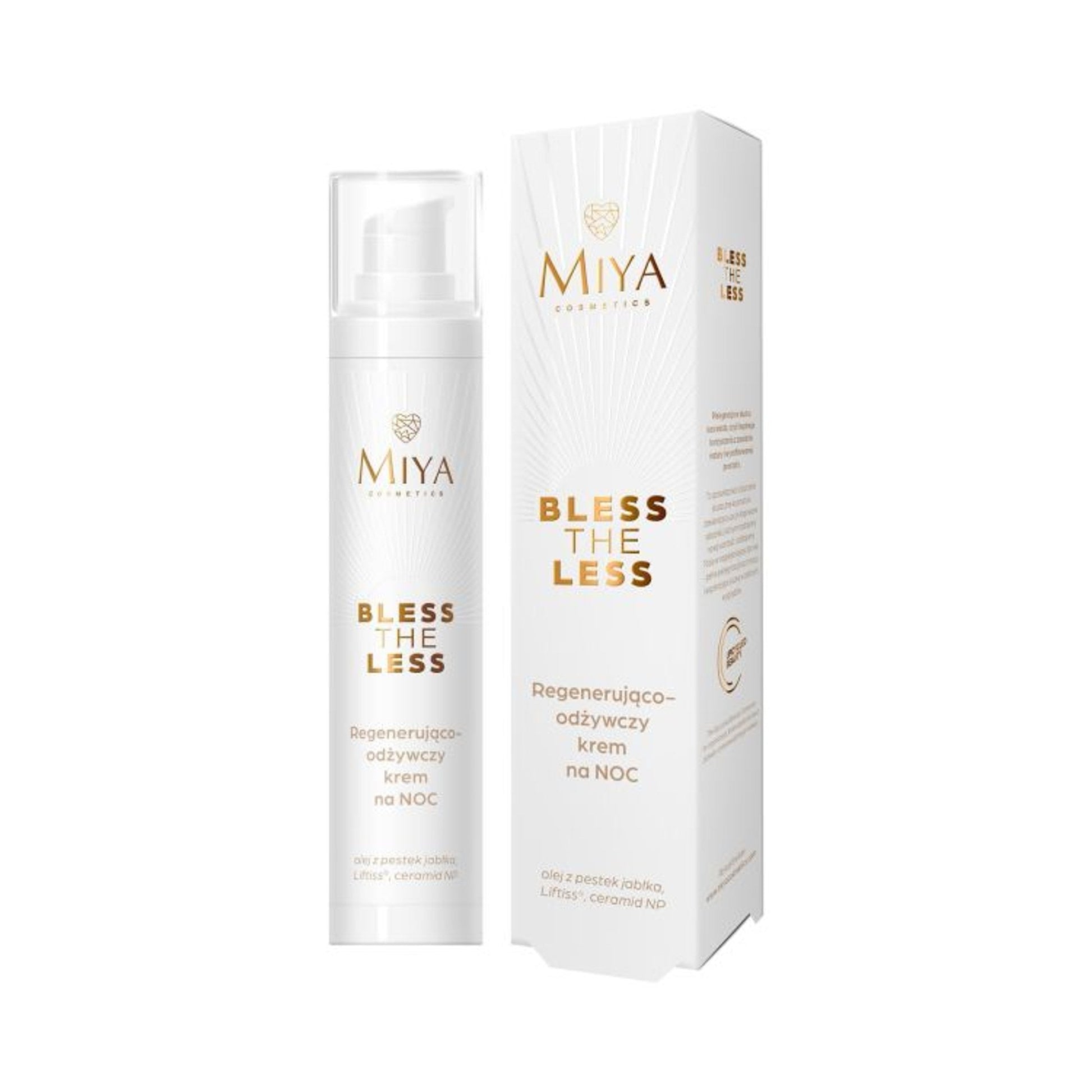 Miya Cosmetics BLESS THE LESS regenerująco-odżywczy krem na noc, 50 ml