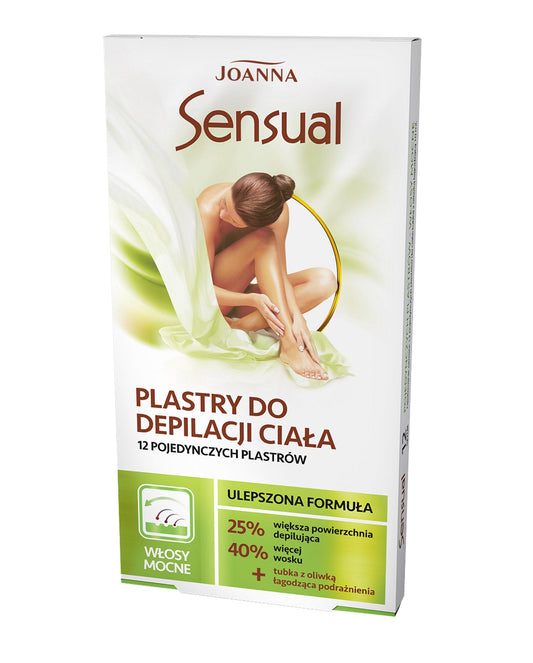 Joanna Sensual – Plastry do Depilacji Ciała – Mocne Owłosienie