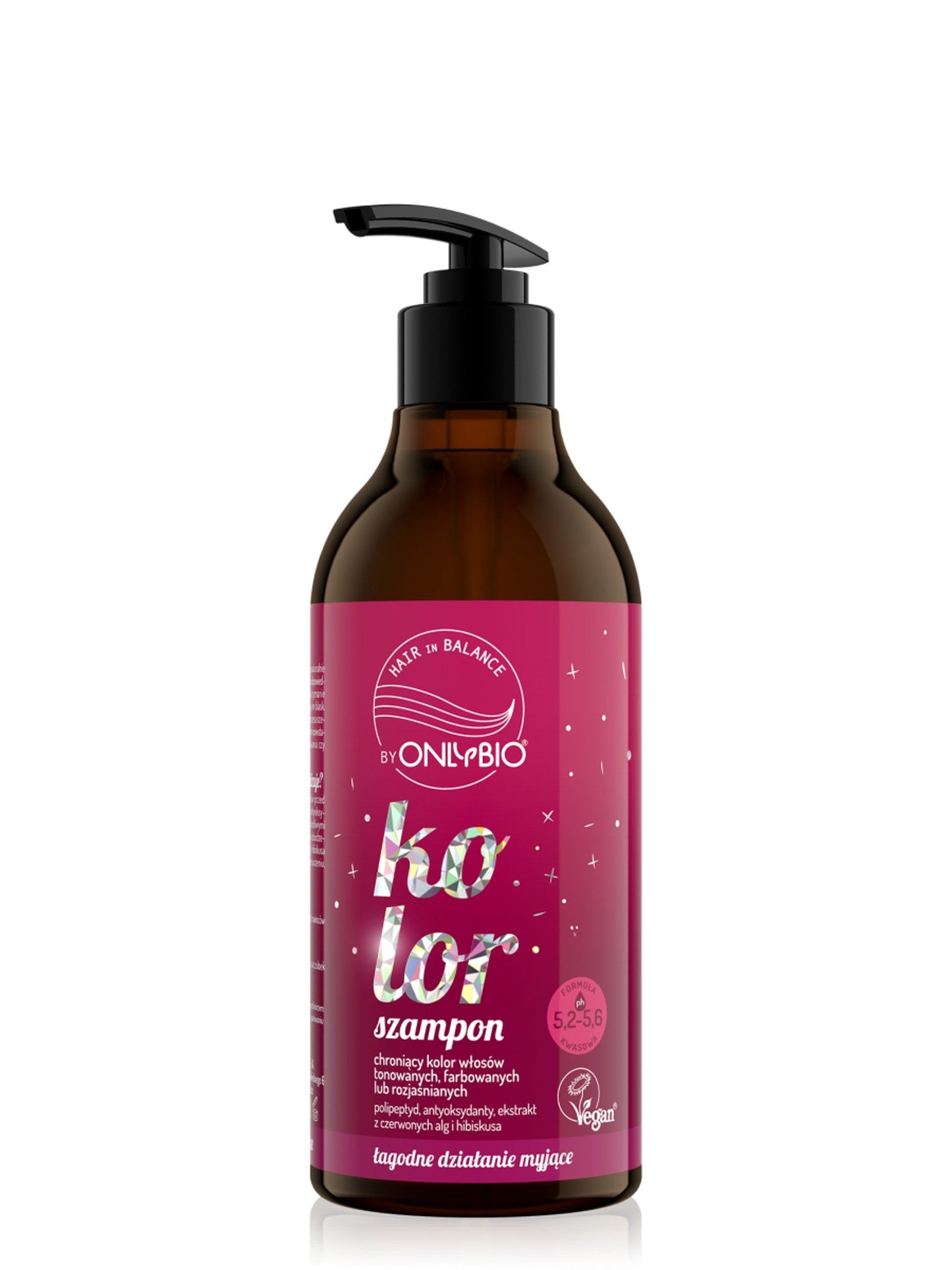 OnlyBio Hair in Balance by ONLYBIO Kolor Szampon chroniący kolor włosów, 400 ml