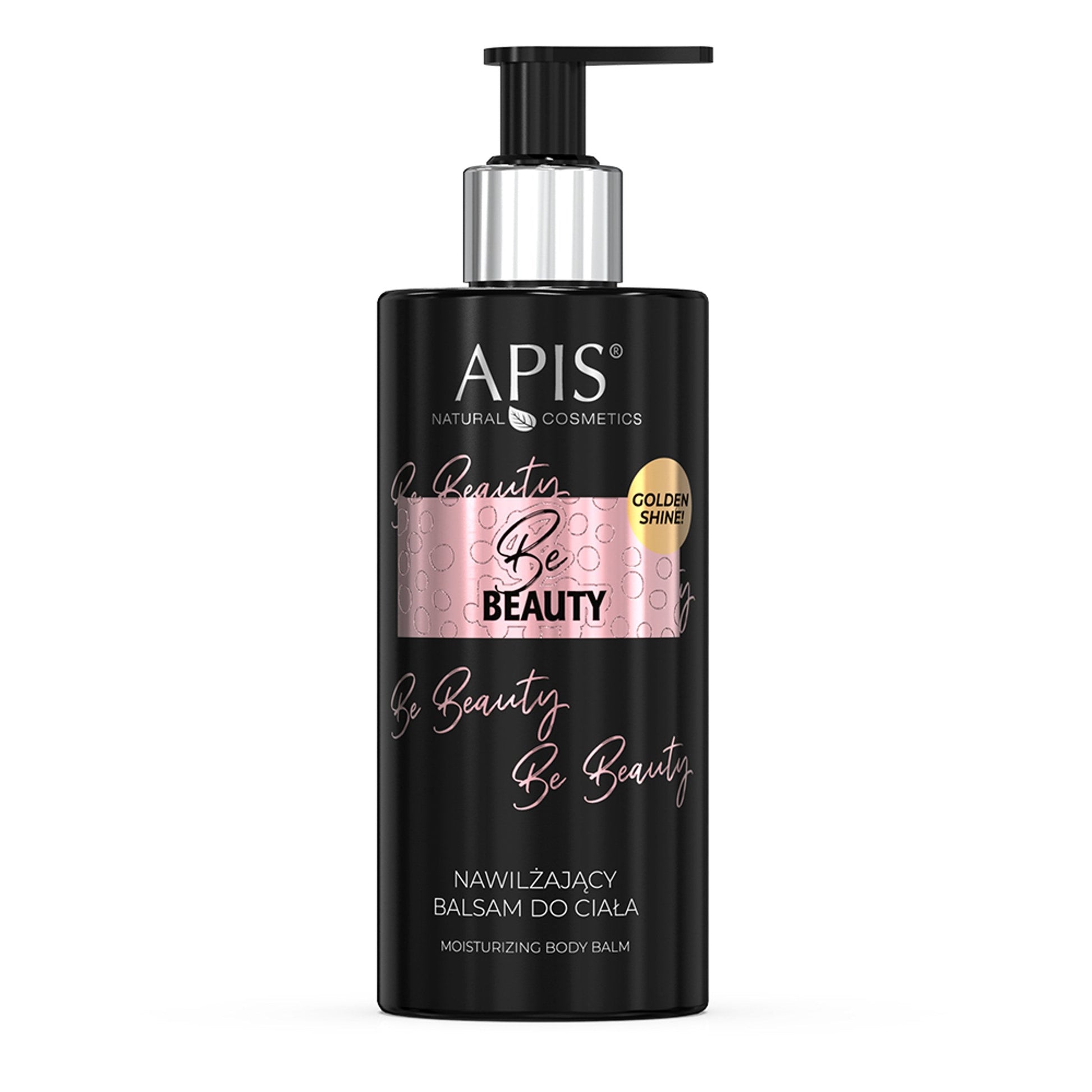 Apis BE BEAUTY Nawilżający balsam do ciała z drobinkami / 300 ml