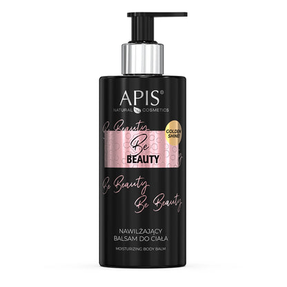 Apis BE BEAUTY Nawilżający balsam do ciała z drobinkami / 300 ml