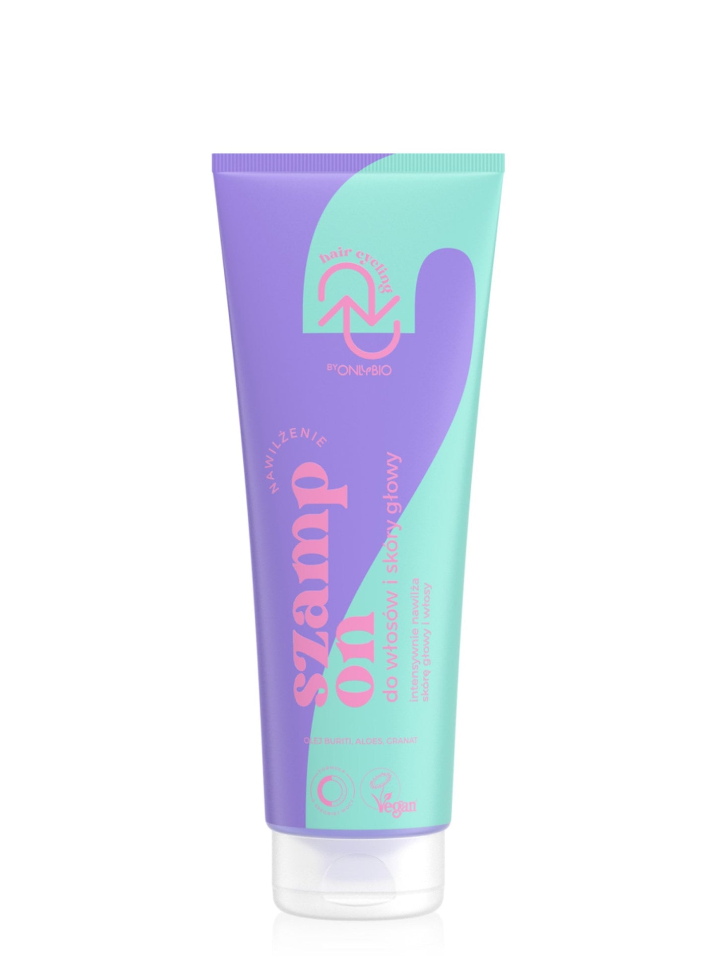 OnlyBio Hair Cycling by ONLYBIO Nawilżenie szampon do włosów i skóry głowy, 250 ml