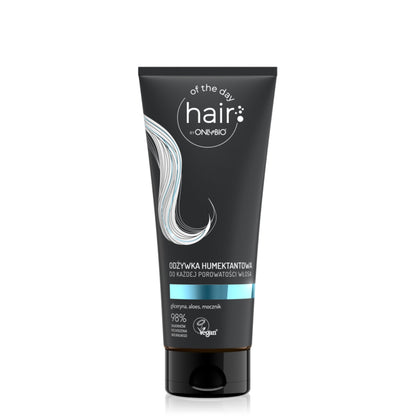 OnlyBio Hair of the Day by ONLYBIO Odżywka humektantowa do każdej porowatości włosa, 200 ml — opakowanie