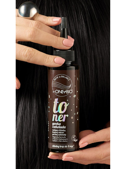 OnlyBio Hair in Balance by ONLYBIO Toner Gorzka Czekolada 100 ml — opakowanie