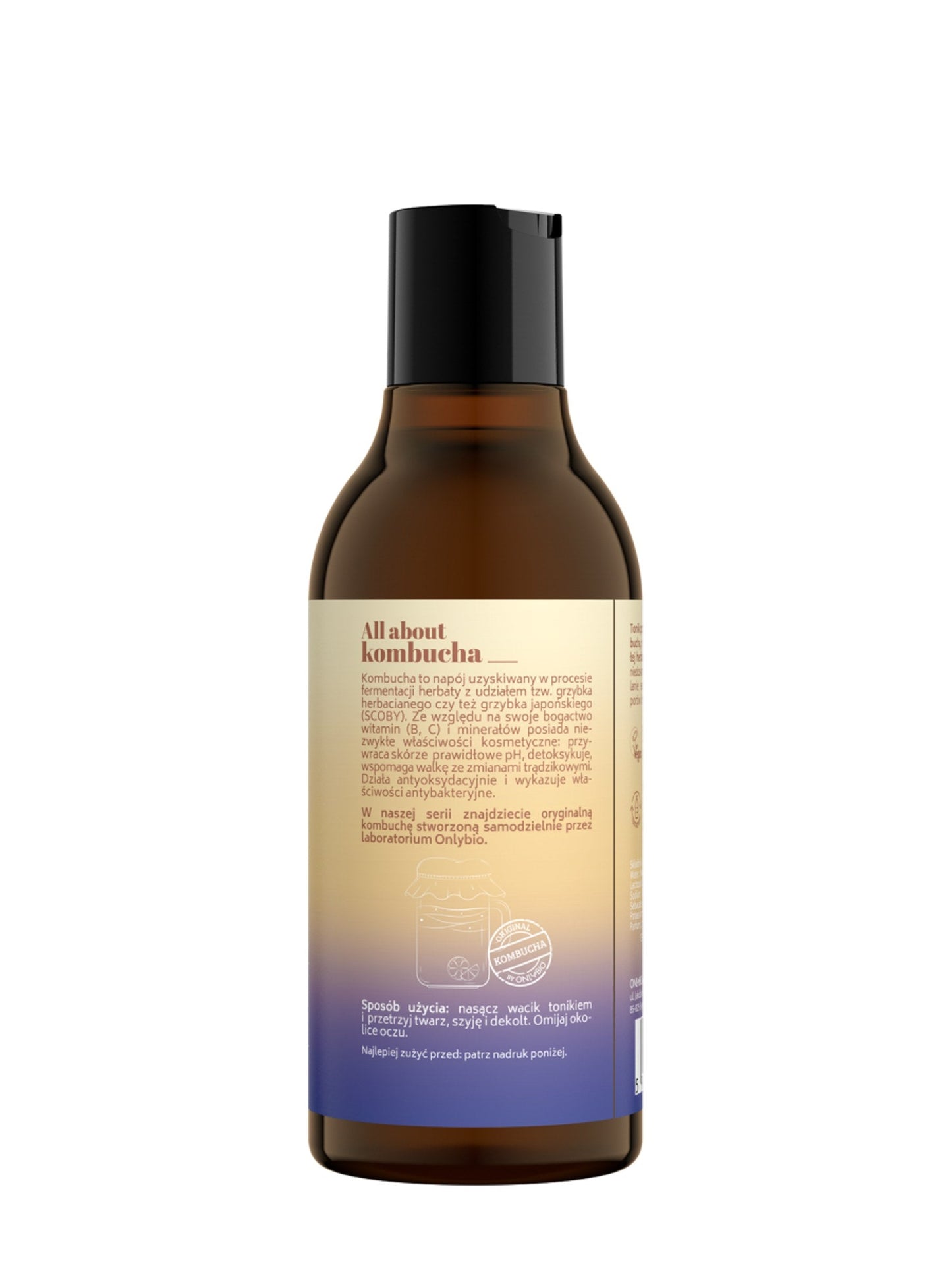 ONLYBIO Kombucha Tonik do twarzy przeciw niedoskonałościom, 300 ml — opakowanie