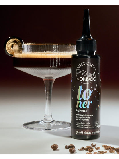 OnlyBio Hair in Balance by ONLYBIO Toner Espresso 100 ml — opakowanie