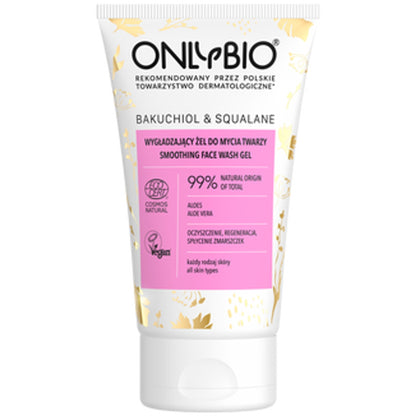 OnlyBio Bakuchiol & Skwalan Żel do Twarzy Wygładzający 150 ml — opakowanie
