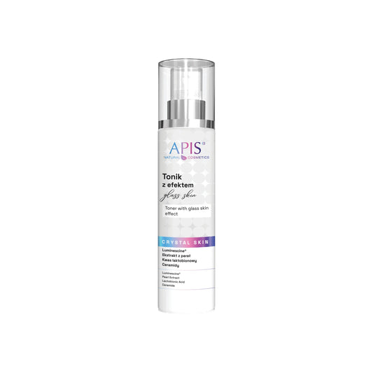 Apis CRYSTAL SKIN Tonik rozświetlający z efektem „glass skin” / 150 ml