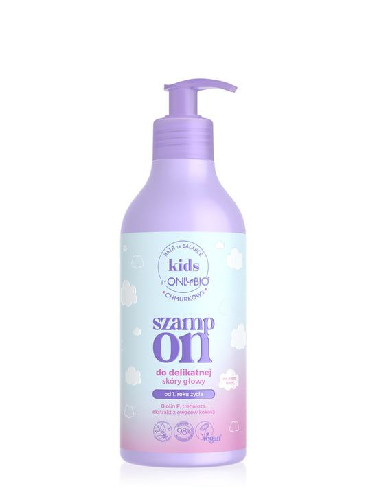 OnlyBio Hair in Balance Kids by ONLYBIO Chmurkowy szampon do delikatnej skóry głowy 400 ml