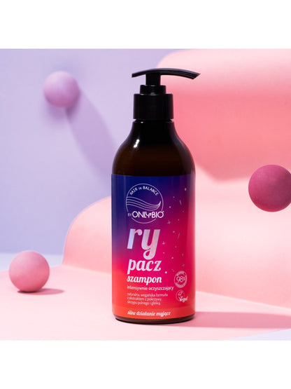 OnlyBio Hair in Balance by ONLYBIO Rypacz Szampon intensywnie oczyszczający, 400 ml — opakowanie