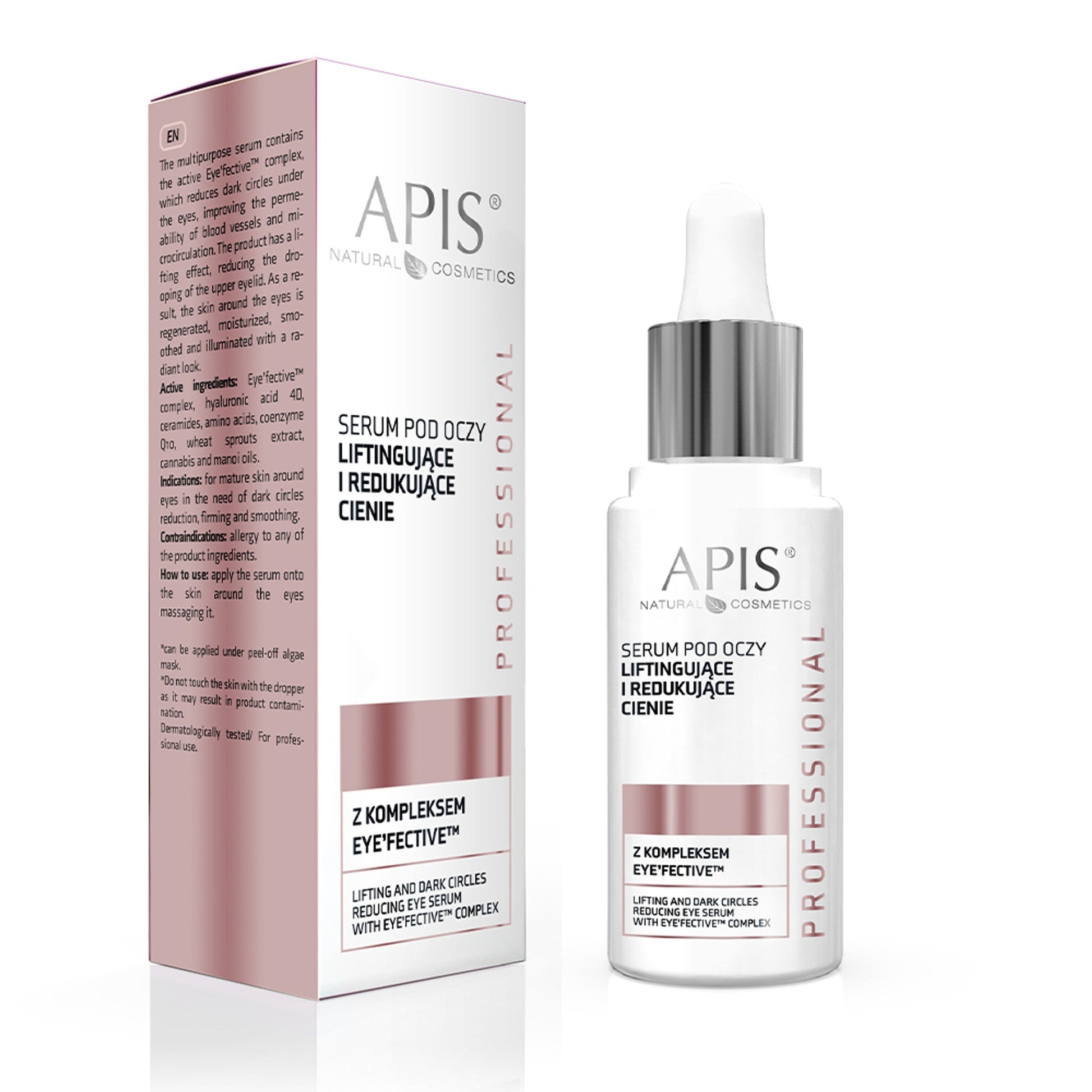 Apis Serum pod oczy liftingujące i redukujące cienie z kompleksem Eye'fectiveTM complex / 30 ml