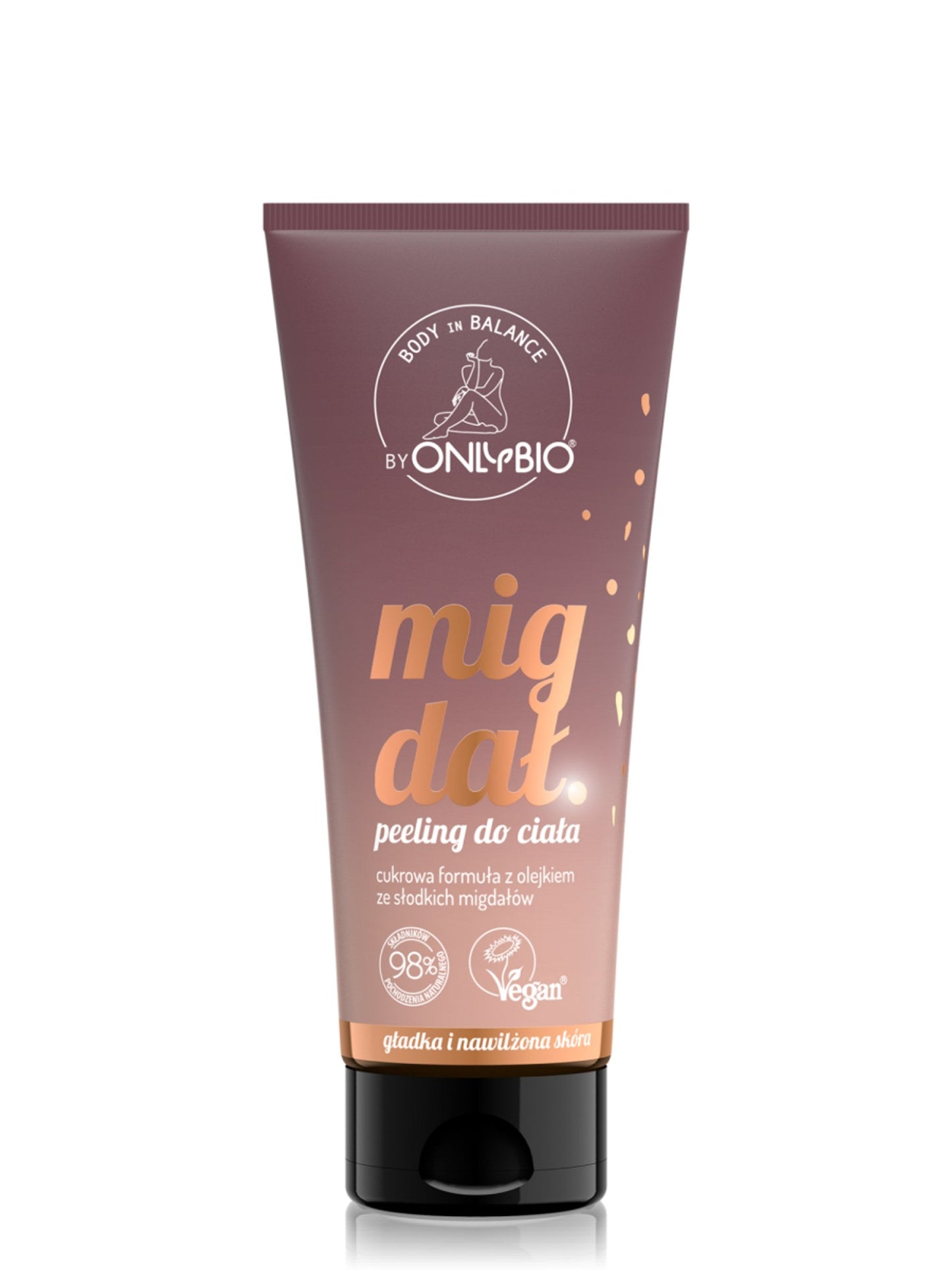OnlyBio Body in Balance by ONLYBIO Peeling do ciała migdałowy 200 ml