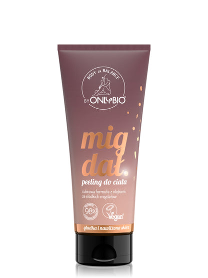 OnlyBio Body in Balance by ONLYBIO Peeling do ciała migdałowy 200 ml