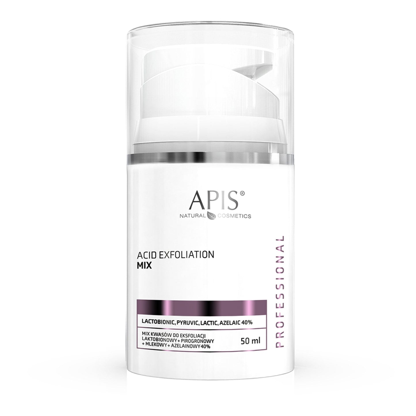 Apis MIX KWASÓW 40 % lakto. + proro. + mlek. + azel / 50 ml